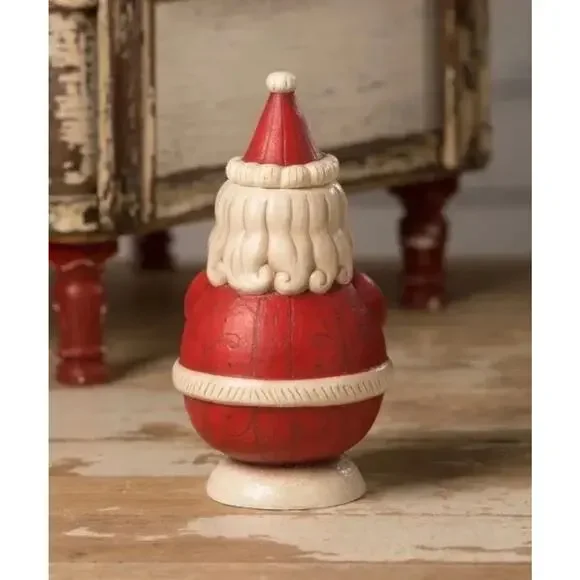 Bethany Lowe Johanna Parker St Nick Jolly Santa Jar - Thumbnail 3